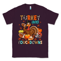 Plum turkey and touchdowns Classic Tee - MaliasSmallBusiness