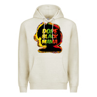 Oatmeal Heather Dope black mama Premium Hoodie - HowdyJamesFarm