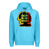 Ocean Blue Dope black mama Premium Hoodie - HowdyJamesFarm