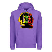 Purple Dope black mama Premium Hoodie - HowdyJamesFarm