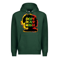 Sports Green Dope black mama Premium Hoodie - HowdyJamesFarm