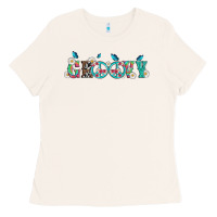 Bone groovy with peace  sign flowers Ladies Tee - Artiststas
