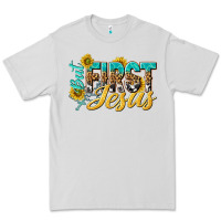 Dove Grey but first jesus Premium Tee - NancyCooperArtShop