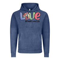 Vintage Denim love real estate life Vintage Hoodie - MaliasSmallBusiness