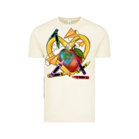 Vintage Arctic heart pencil Vintage Tee - NancyCooperArtShop