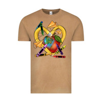Vintage Camel heart pencil Vintage Tee - NancyCooperArtShop