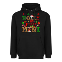 Black holly jolly mini Heavyweight Hoodie - OliviaCreatesArt