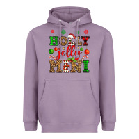 Lavender holly jolly mini Heavyweight Hoodie - OliviaCreatesArt