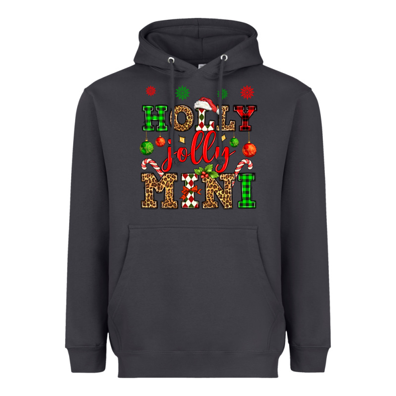 Holly Jolly Mini Heavyweight Hoodie by OliviaCreatesArt | Teevron