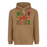 Toasted Coconut holly jolly mini Heavyweight Hoodie - OliviaCreatesArt