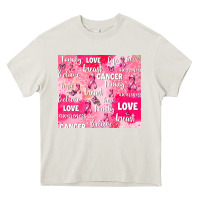 Cream breast cancer awareness pink Heavy Core Tee - AdoDesignShop
