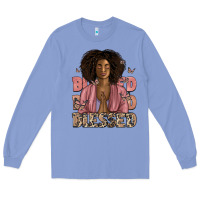 Colony Blue blessed black woman Long Sleeve Tee - Artiststas