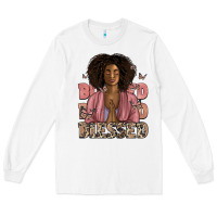 White blessed black woman Long Sleeve Tee - Artiststas