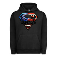 Pigment Black American Super Dad Urban Hoodie - LillyAllenDesigns