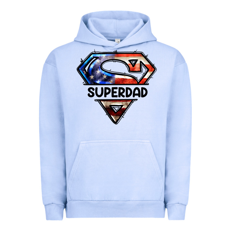 American Super Dad Urban Hoodie by LillyAllenDesigns | Teevron