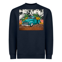 Western Farm Truck Cactus And Sunflowers Heavyweight Sweatshirt | Teevron