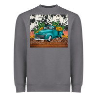 Storm western farm truck cactus and sunflowers Heavyweight Sweatshirt - Jasminsmagicworld