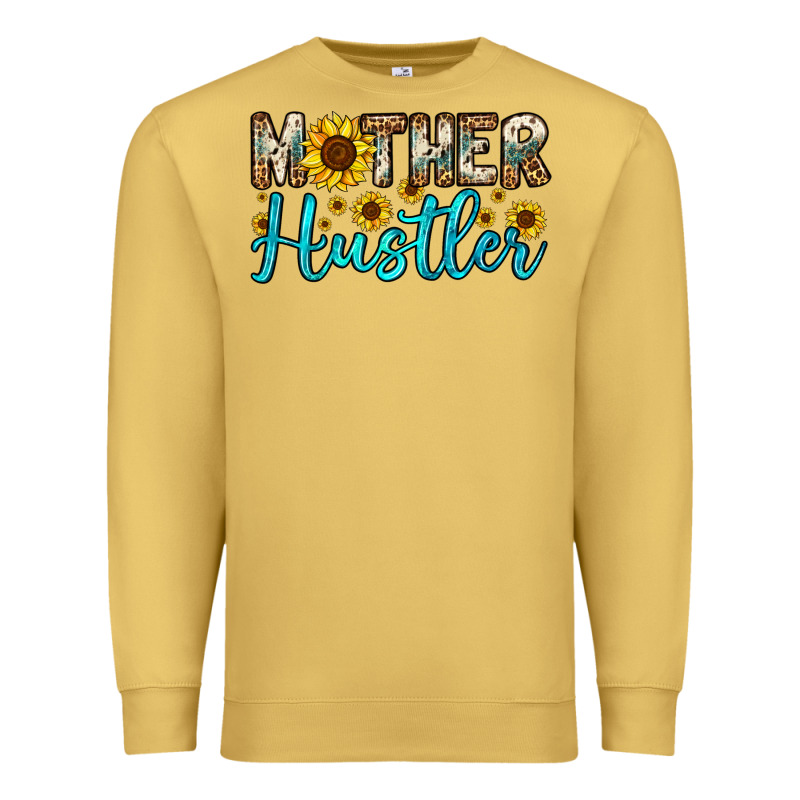 Mother Hustler Premium Sweatshirt by OliviaCreatesArt | Teevron