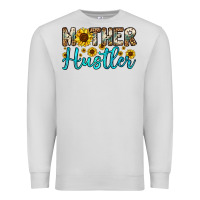 Dove Grey mother hustler Premium Sweatshirt - OliviaCreatesArt