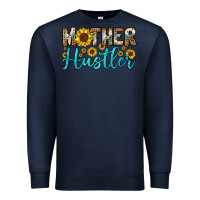 Navy mother hustler Premium Sweatshirt - OliviaCreatesArt