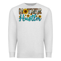 Oatmeal Heather mother hustler Premium Sweatshirt - OliviaCreatesArt