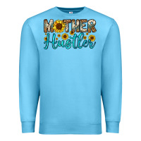 Ocean Blue mother hustler Premium Sweatshirt - OliviaCreatesArt