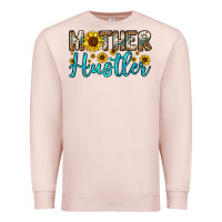 Pale Pink mother hustler Premium Sweatshirt - OliviaCreatesArt