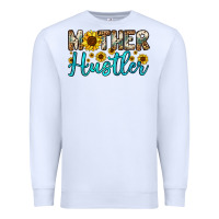 White mother hustler Premium Sweatshirt - OliviaCreatesArt