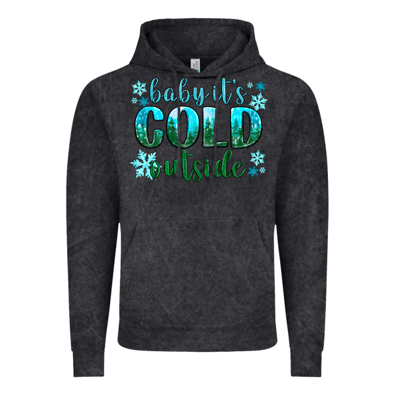 Baby Its Cold Outside Vintage Hoodie by NancyCooperArtShop | Teevron