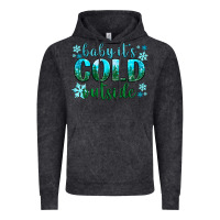 Vintage Black baby its cold outside Vintage Hoodie - NancyCooperArtShop