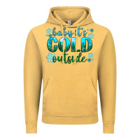 Vintage Mustard baby its cold outside Vintage Hoodie - NancyCooperArtShop