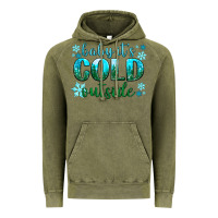 Vintage Olive baby its cold outside Vintage Hoodie - NancyCooperArtShop