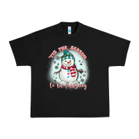Black 'tis the season to be freezing Urban Heavy Tee - MaliasSmallBusiness