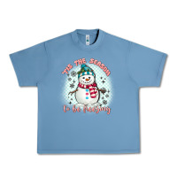 Pebble Blue 'tis the season to be freezing Urban Heavy Tee - MaliasSmallBusiness