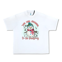 White 'tis the season to be freezing Urban Heavy Tee - MaliasSmallBusiness