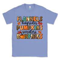 Colony Blue flannels hayrides pumpkinsbonfires Classic Tee - MaliasSmallBusiness