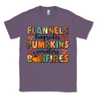 Lavender flannels hayrides pumpkinsbonfires Classic Tee - MaliasSmallBusiness