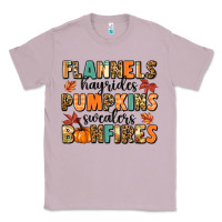 Lilac flannels hayrides pumpkinsbonfires Classic Tee - MaliasSmallBusiness