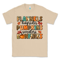 Mushroom flannels hayrides pumpkinsbonfires Classic Tee - MaliasSmallBusiness