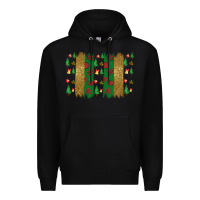 Black Christmas brush stoke Premium Hoodie - JahusDesignShop