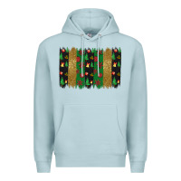 Blue Mist Christmas brush stoke Premium Hoodie - JahusDesignShop