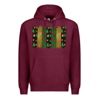Burgundy Christmas brush stoke Premium Hoodie - JahusDesignShop