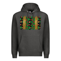 Charcoal Heather Christmas brush stoke Premium Hoodie - JahusDesignShop