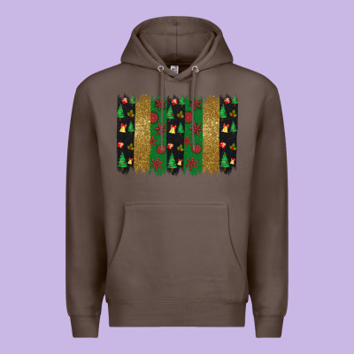 Christmas Brush Stoke Premium Hoodie Designed By Jahusdesignshop