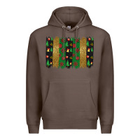 Coffee Christmas brush stoke Premium Hoodie - JahusDesignShop