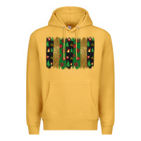 Mustard Christmas brush stoke Premium Hoodie - JahusDesignShop