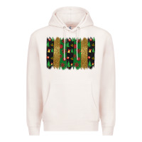 Pale Pink Christmas brush stoke Premium Hoodie - JahusDesignShop