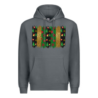 Rock Christmas brush stoke Premium Hoodie - JahusDesignShop