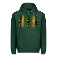 Sports Green Christmas brush stoke Premium Hoodie - JahusDesignShop