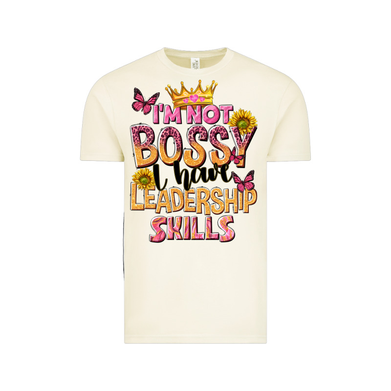 Im Not Bossy I Just Have Leadership Skills Vintage Tee by NancyCooperArtShop | Teevron